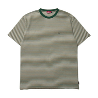 HELLRAZOR H STRIPED SHIRT GREEN / BROWN