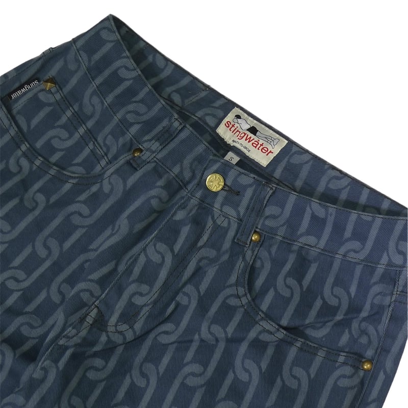 パンツ stingwater chain denim Stingwater jeans chain twill pants blue – stingwater