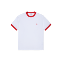 POLAR SKATE CO. RINGER TEE WHITE / RED
