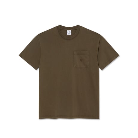 POLAR SKATE CO. POCKET TEE BROWN