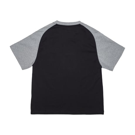 HODDLE LOGO WARPED JERSEY TEE BLACK