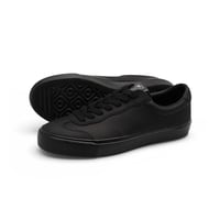 LAST RESORT AB VM004 MILIC LEATHER WORN BLACK/BLACK