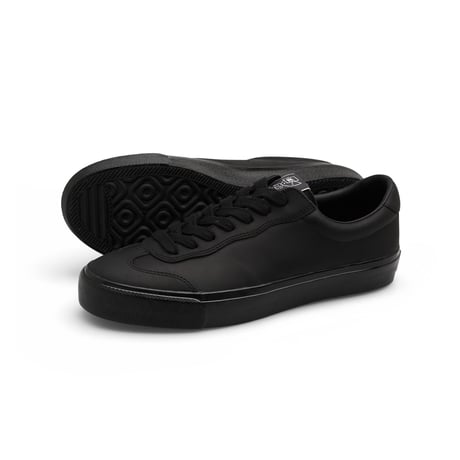 LAST RESORT AB VM004 MILIC LEATHER WORN BLACK/BLACK