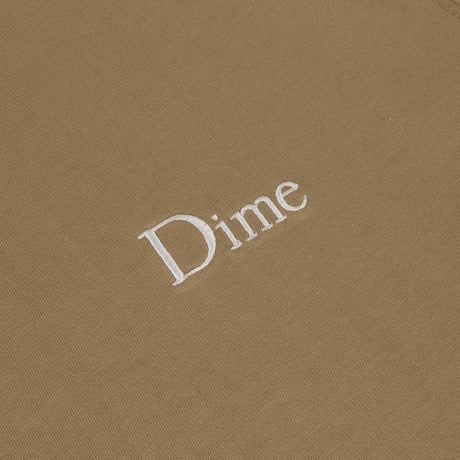 DIME CLASSIC SMALL LOGO TEE TAN