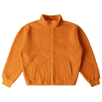 DIME POLAR FLEECE SHERPA ZIP ORANGE
