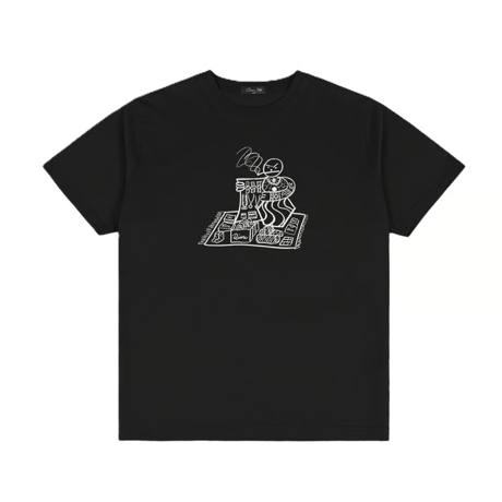 DIME SNACKMAN DEALER TEE BLACK