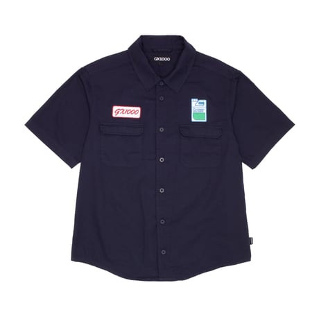 GX1000 FERTILIZER SS BUTTON DOWN DARK SHIRT NAVY