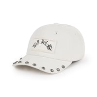 DIME STUDDED LOW PRO CAP OFF WHITE