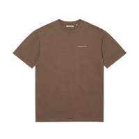 LAST RESORT AB ATLAS MONO TEE WASHED  BROWN/BEIGE
