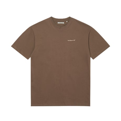 LAST RESORT AB ATLAS MONO TEE WASHED  BROWN/BEIGE