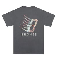 BRONZE 56K LOGO RUST TEE CHARCOAL
