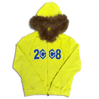FUCK THIS INDUSTRY 8CUBE FUR ZIP NEON/BLUE