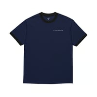 LAST RESORT AB SIGNATURE RINGER SS TEE DARK NAVY