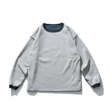 LIDAIRPEAKS DF CREWNECK SLATE/ASH GREY