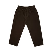BAGLADY BROWN DENIM JEANS