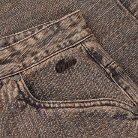 DIME CLASSIC DENIM SHORTS PREMIUM BROWN