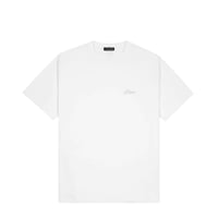 DIME CURSIVE SMALL LOGO TEE WHITE