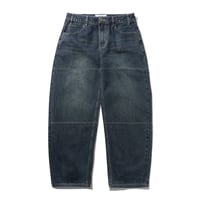 CASH ONLY ALEKA DENIM JEANS STREAKY NAVY WASH