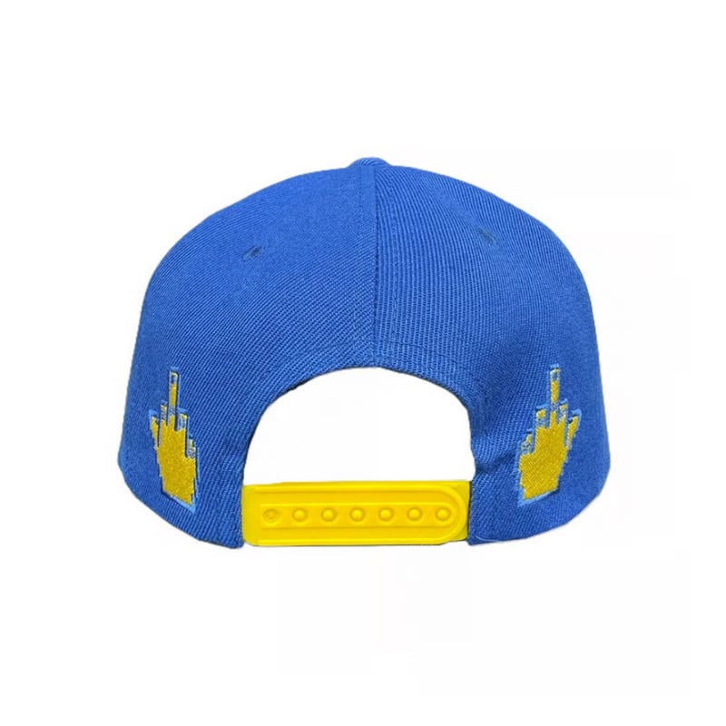 FUCK THIS INDUSTRY 8BOX SNAPBACK BLUE / YELLOW