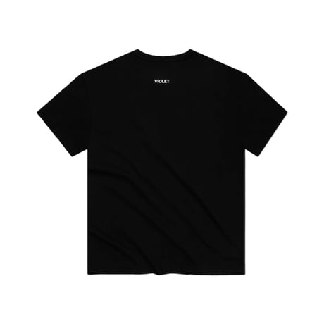 VIOLET ARE YOU NORMAL TEE BLACK