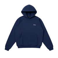 DIME CLASSIC SMALL LOGO HOODIE MIDNIGHT NAVY