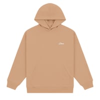 DIME CURSIVE SMALL LOGO HOODIE HAZELNUT