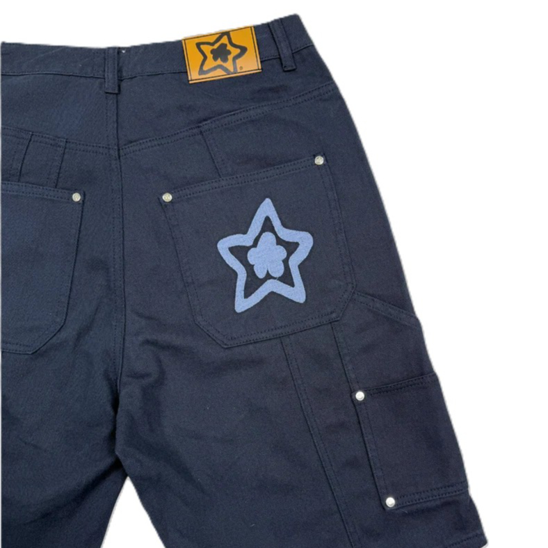 パンツ STARTEAM DOUBLE KNEE SEAM JEAN SHORTS STARTEAM DOUBLE KNEE