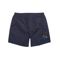 QUARTERSNACKS SEA CREATURE SHORTS NAVY