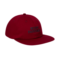 SCI-FI FANTASY HERRINGBONE LOGO HAT RED