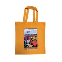 FROG PARTY MONSTER TOTE BAG YELLOW