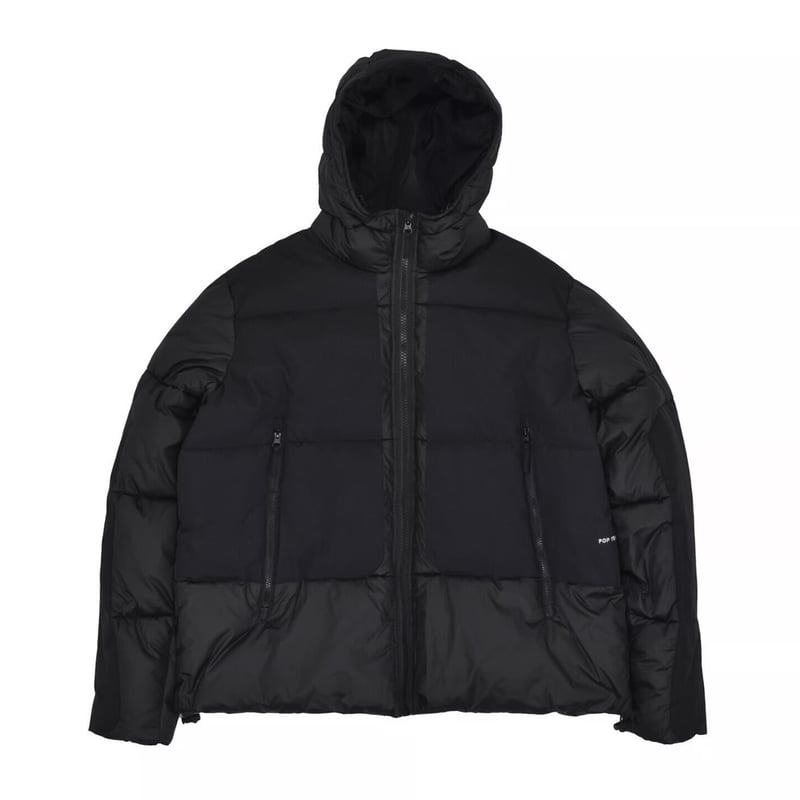 POP TRADING COMPANY PUFFER JACKET BLACK | PROV 