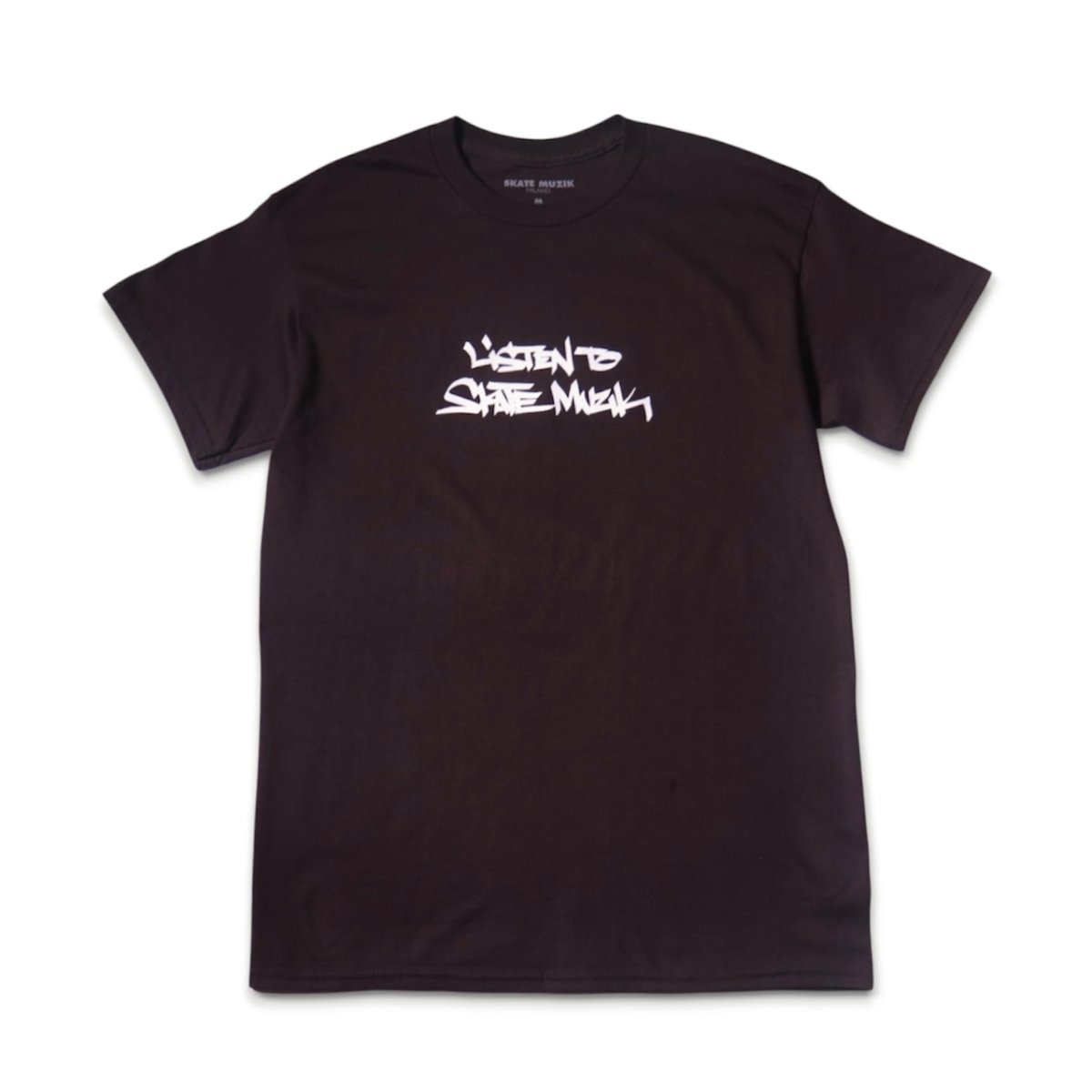 SKATE MUZIK LISTEN TO SKATE MUZIK TEE BROWN | P