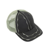 SEX HIPPIES WELDER'S STITCH MESH HAT BLACK / SAGE