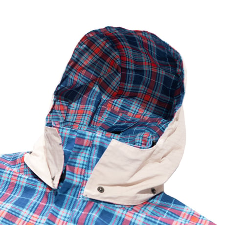 CARPET COMPANY RAIN JACKET REVERSIBLEHOOD PLAID