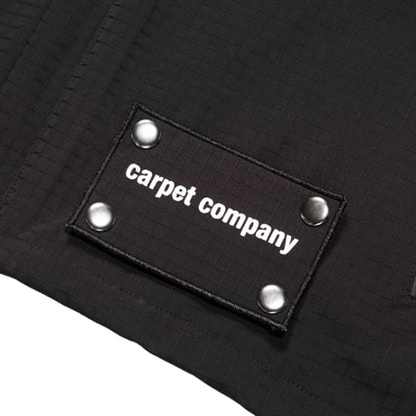 CARPET COMPANY RAIN JACKET REVERSIBLEHOOD BLACK