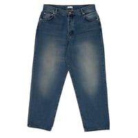 POP TRADING COMPANY DRS DENIM PANTS WASHED DENIM