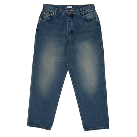 POP TRADING COMPANY DRS DENIM PANTS WASHED DENIM