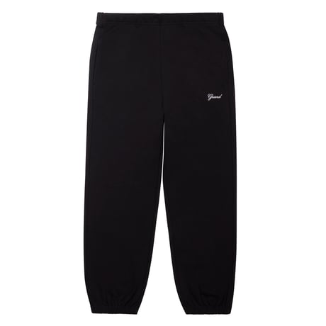 GRAND COLLECTION SCRIPT SWEATPANTS BLACK