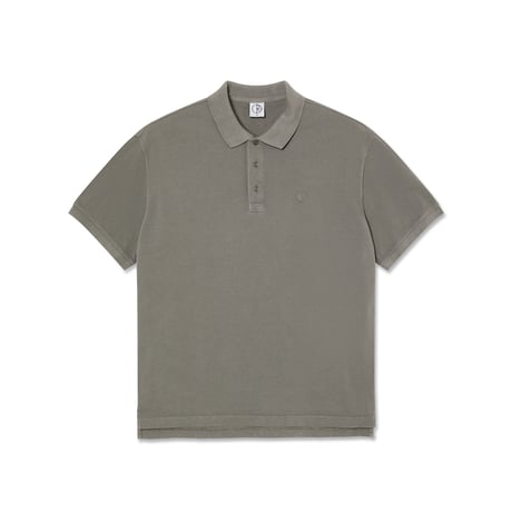POLAR SURF POLO SHIRT WASHED GREY