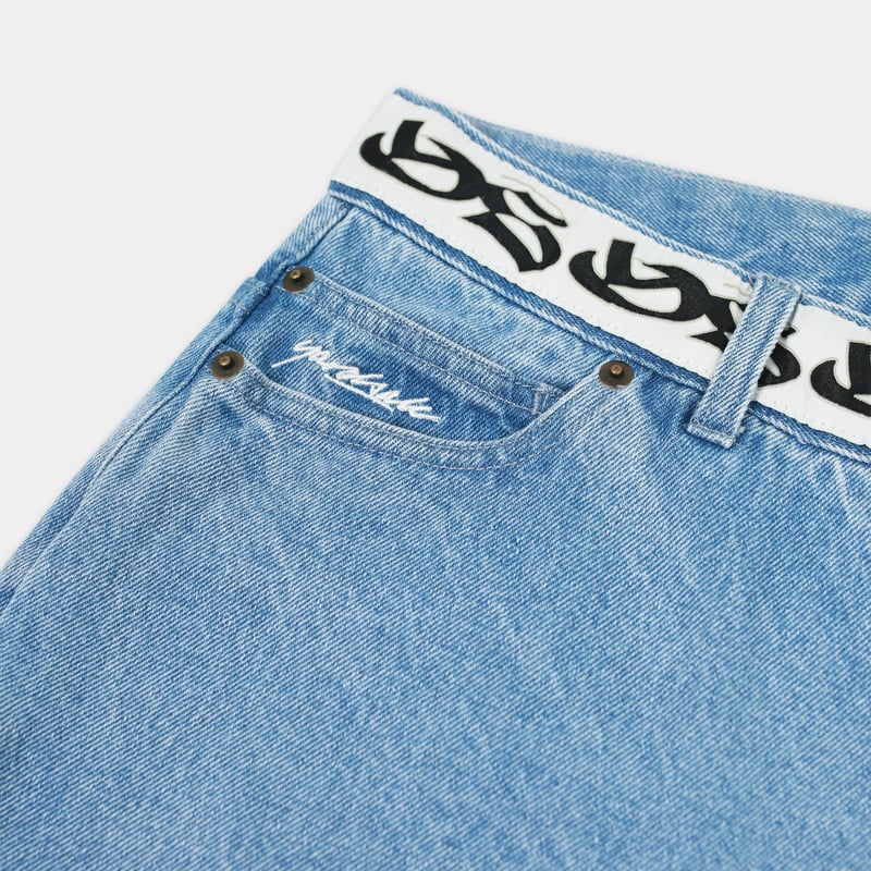 YARDSALE BOSS TROUSERS LIGHT DENIM | PROV ONLIN