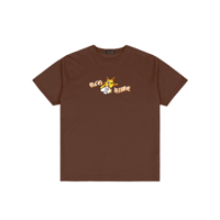 GLO DIME SUN TEE DARK BROWN