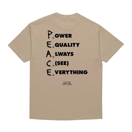 SKATE MUZIK GHOST DOG TEE SAND