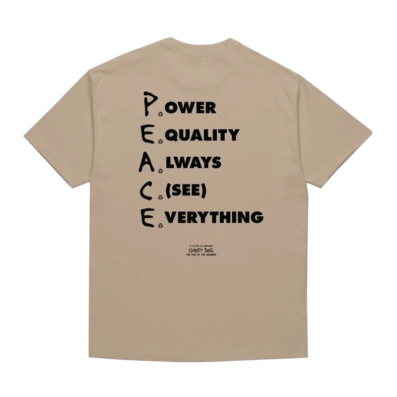 SKATE MUZIK GHOST DOG TEE SAND | PROV ONLINE STORE