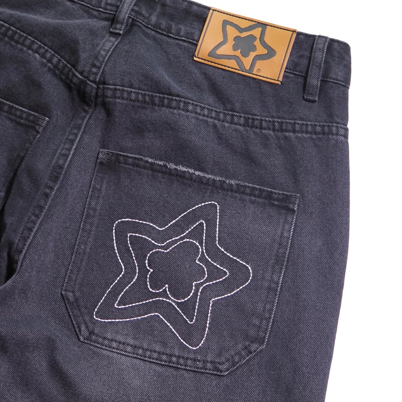 STAR TEAM CIRCLE CARGO JEANS BLACK | PROV ONLIN