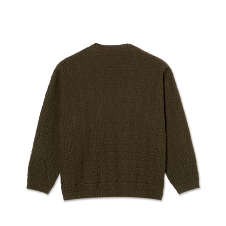 POLAR SKATE CO. ALEX SWEATER BROWN