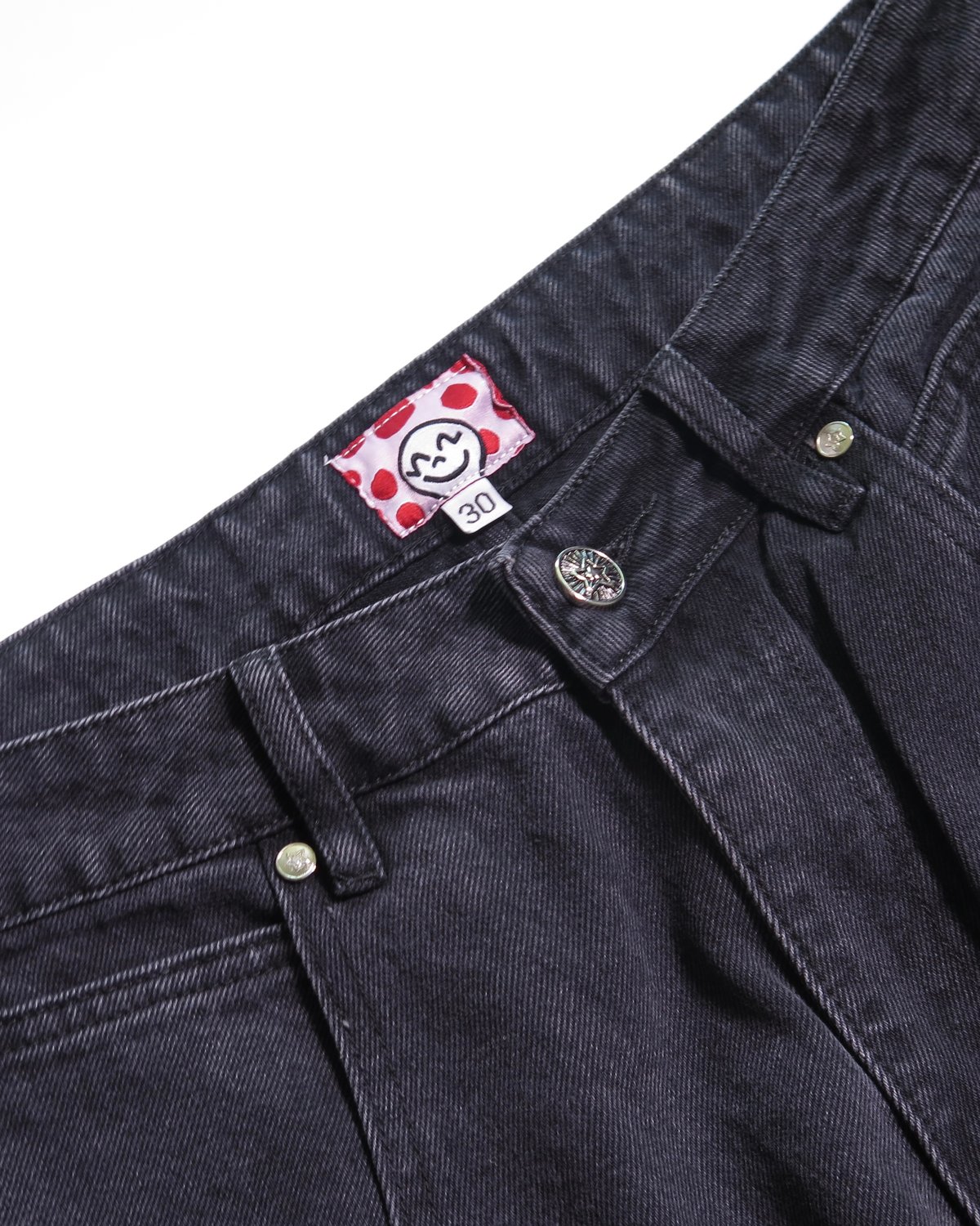『新品未使用』新作 starteam circle cargo jeans 34 CIRCLE CARGO JEANS BLACK