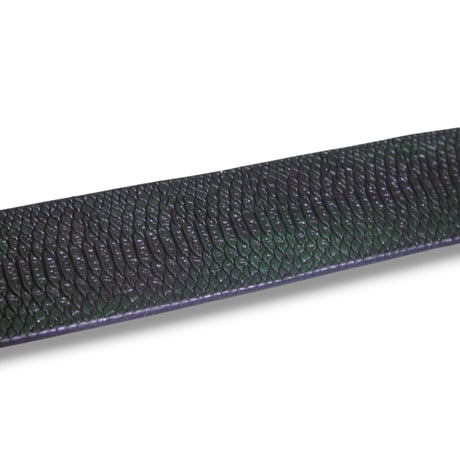 T's BELTS SNAKE DARK GREEN