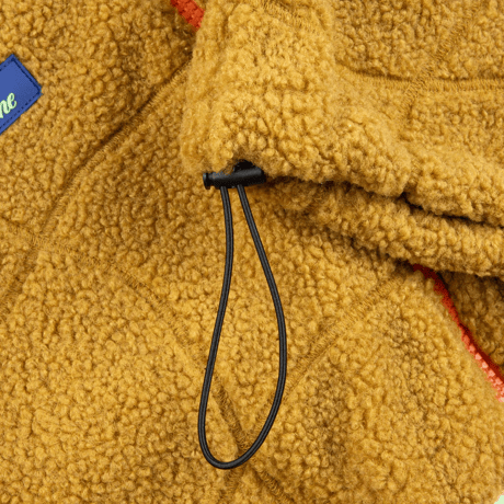 DIME COVERSTITCH SHERPA FLEECE HONEY