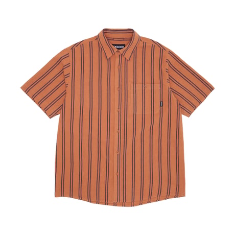 GX1000 SHORT SLEEVE BUTTON DOWN SHIRTS BROWN