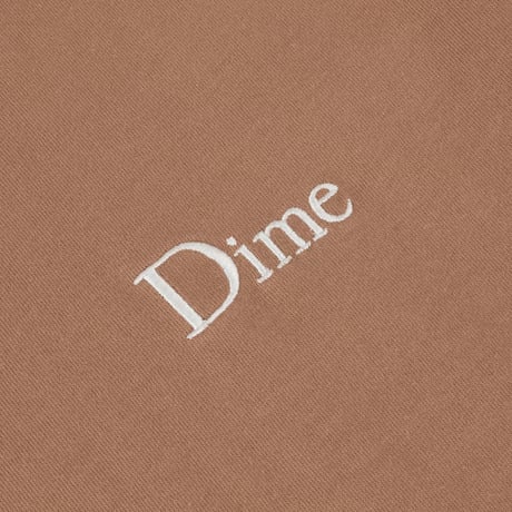 DIME CLASSIC SMALL LOGO TEE CANYON BROWN